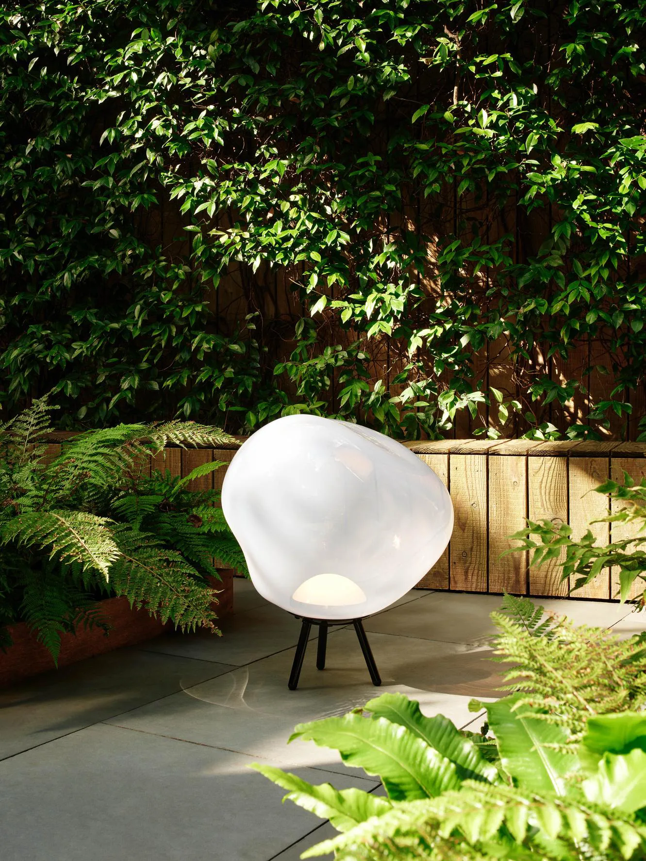 Melt Portable LED Large Stehleuchte, Opal Tom Dixon