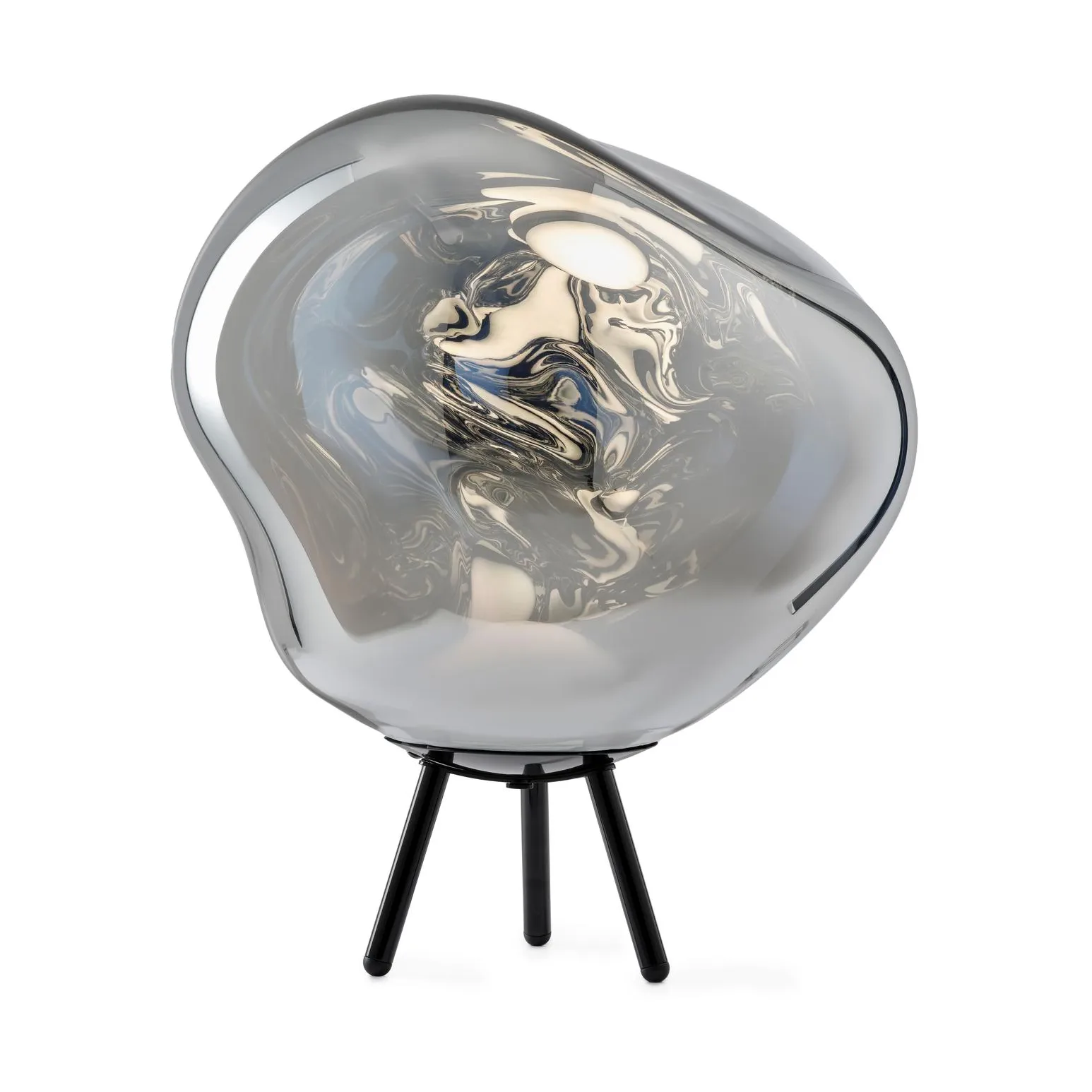 Melt Portable LED Large Stehleuchte, Silver Tom Dixon