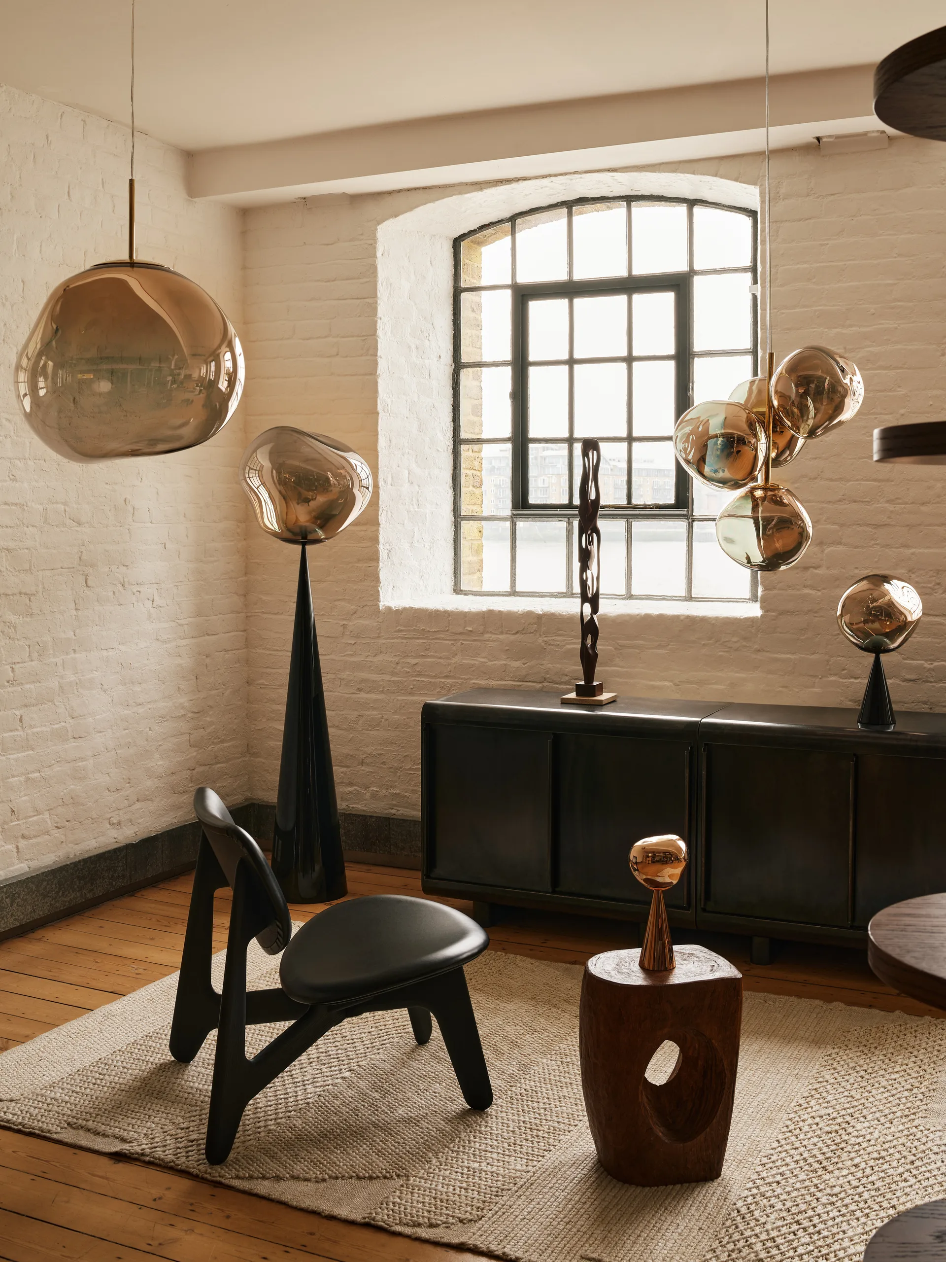 Melt Portable LED Tischleuchte 28,5cm, Bronze Tom Dixon
