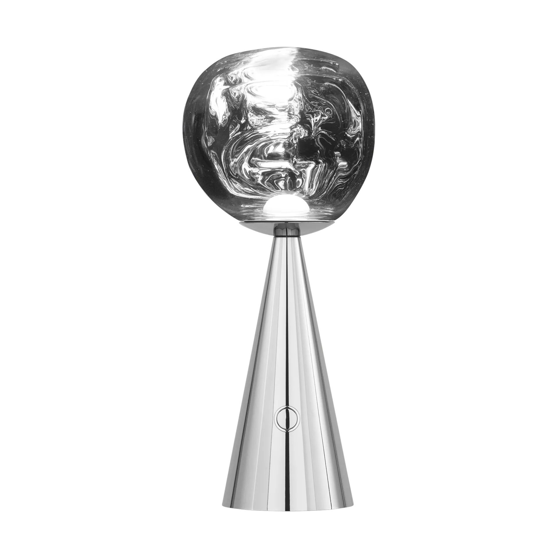 Melt Portable LED Tischleuchte 28,5cm, Silver Tom Dixon