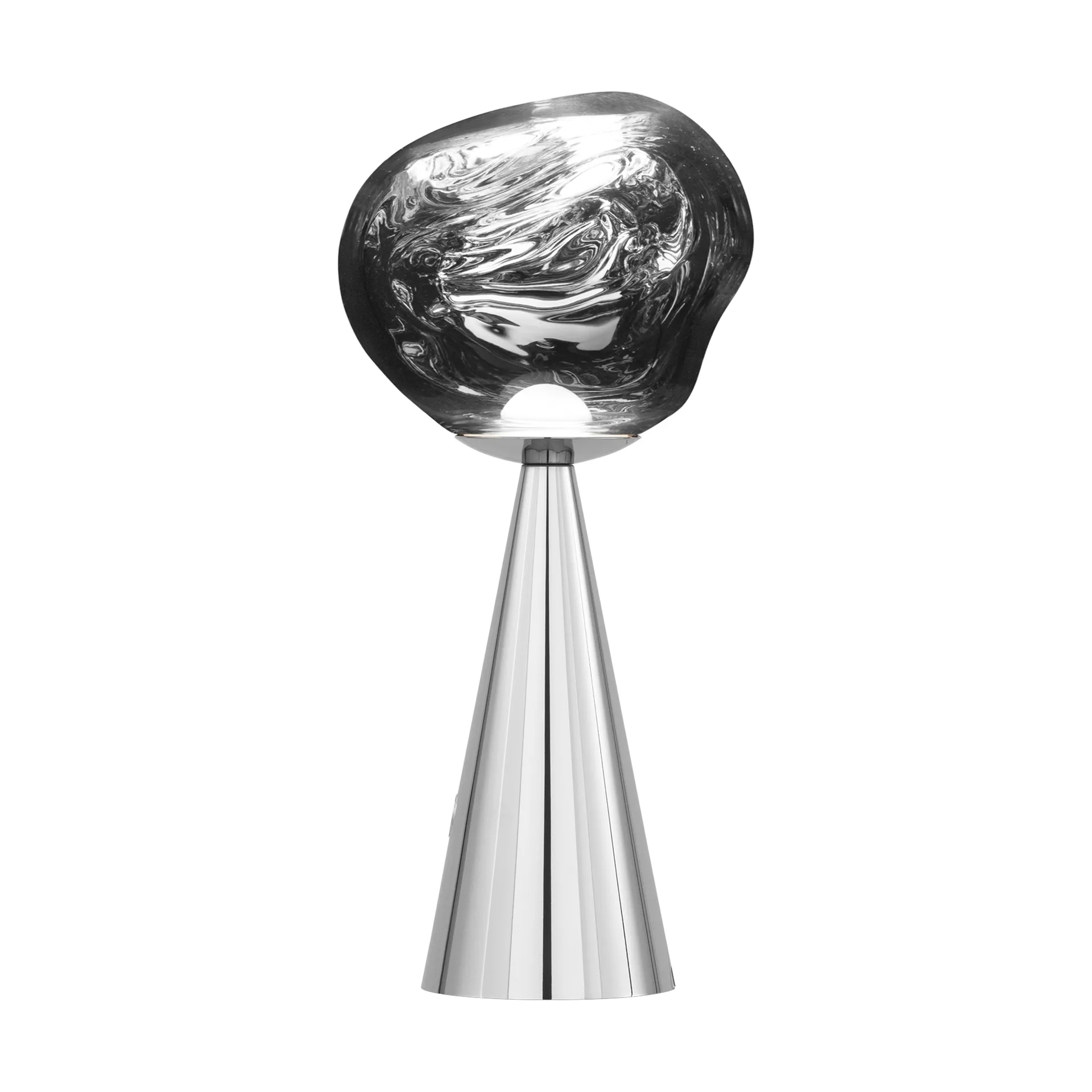 Melt Portable LED Tischleuchte 28,5cm, Silver Tom Dixon