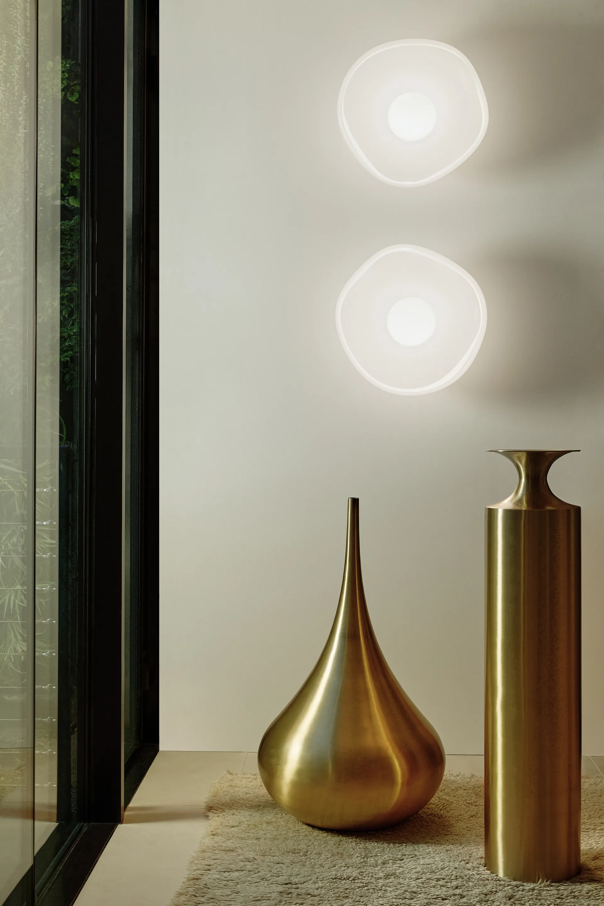 Melt Surface LED Wandleuchte, Opal-gold Tom Dixon
