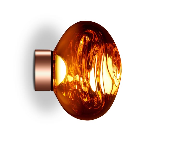 Melt Surface mini Wandleuchte LED 30 cm, Copper Tom Dixon