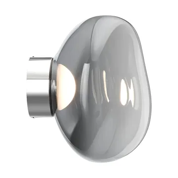 Melt Surface mini Wandleuchte LED 30 cm - Nickel - Tom Dixon