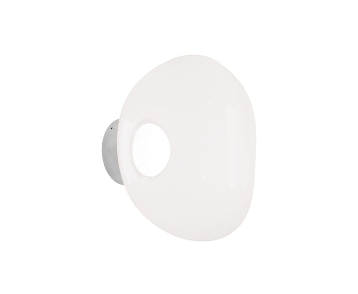 Melt Surface mini Wandleuchte LED 30 cm, Opal-silver Tom Dixon