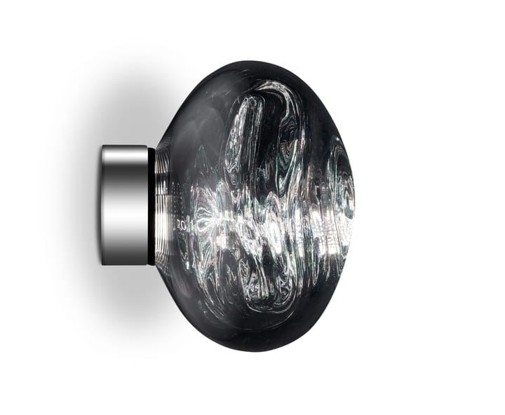Melt Surface mini Wandleuchte LED 30 cm, Silver Tom Dixon