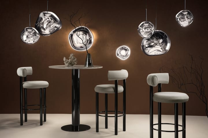 Melt Surface mini Wandleuchte LED 30 cm, Silver Tom Dixon