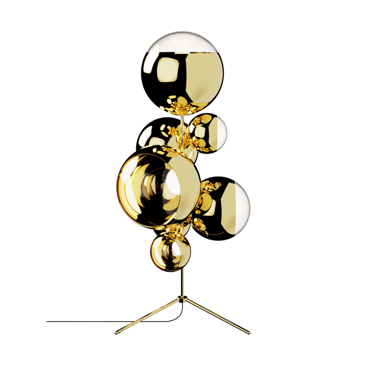 Mirror Ball chandelier Stehleuchte LED 181 cm - Gold - Tom Dixon