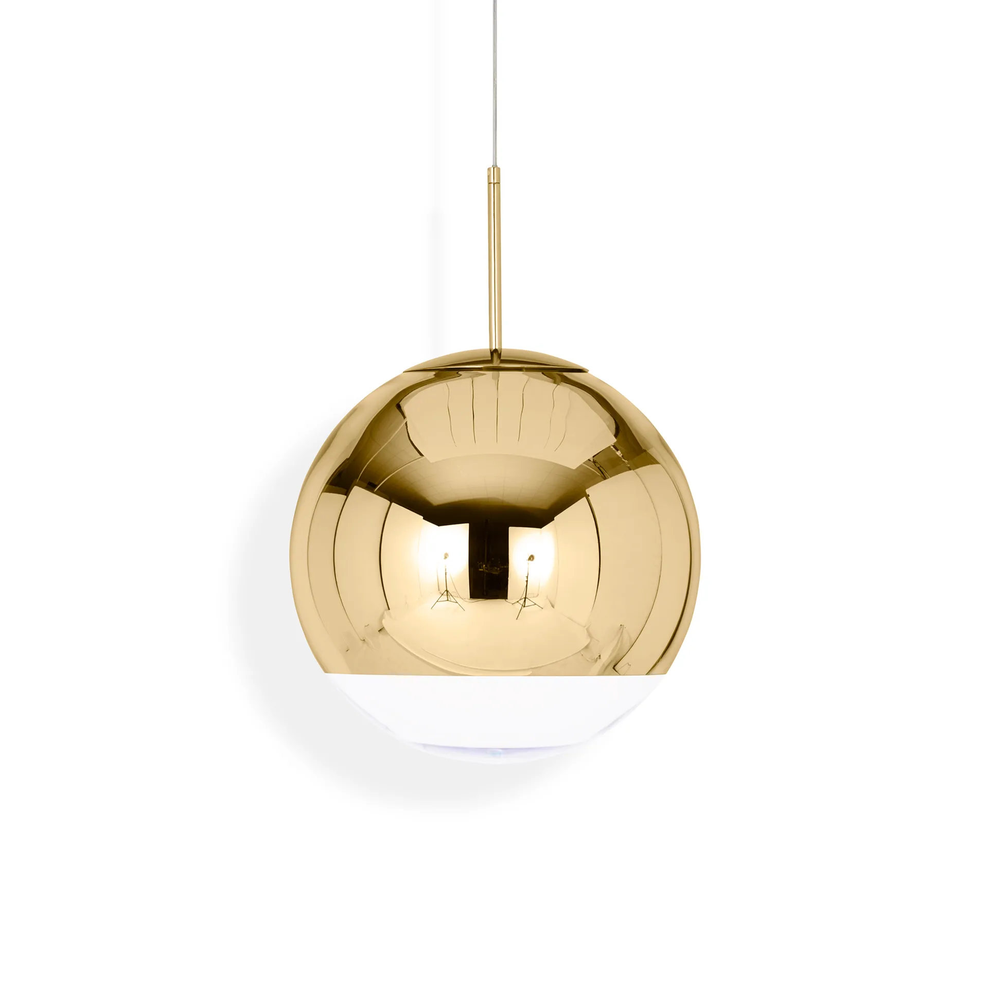 Mirror Ball Pendelleuchte LED Ø40cm, Gold Tom Dixon