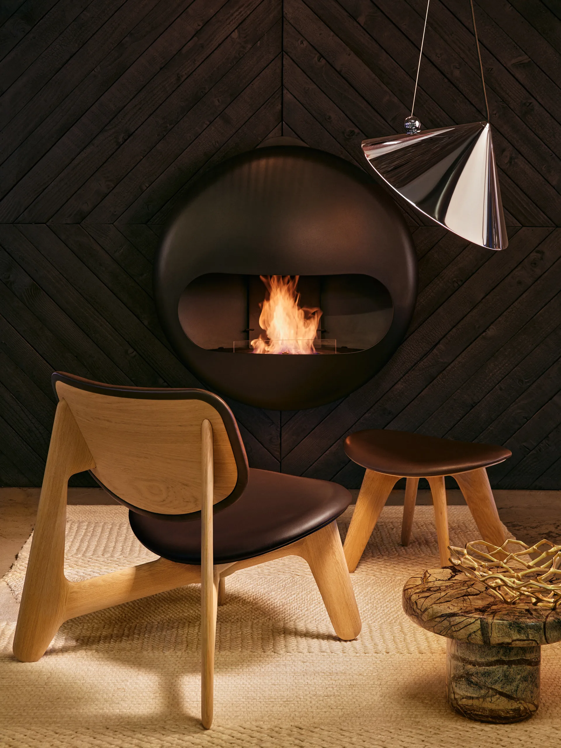 Pose Pendelleuchte, Silver, Ø43x30 cm Tom Dixon