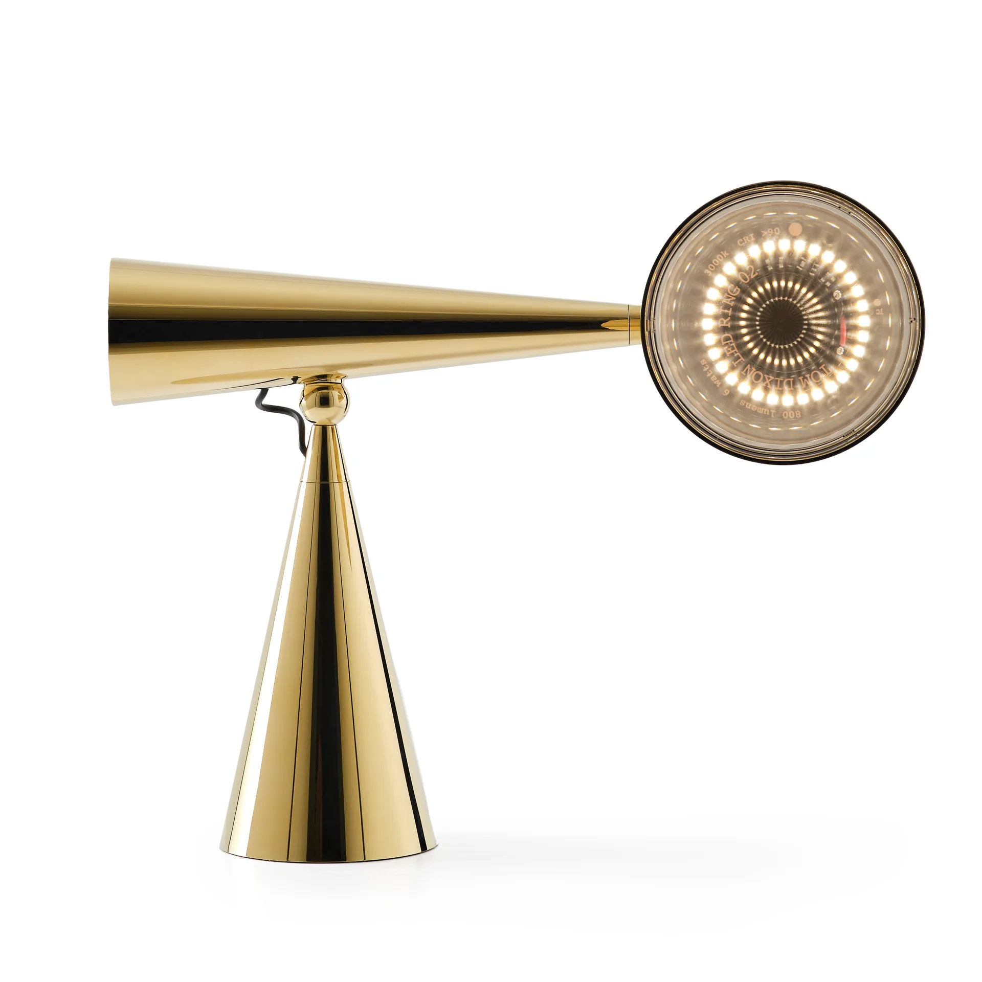 Pose Task LED Tischlampe, Gold Tom Dixon