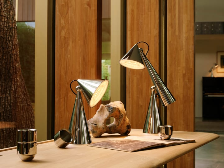Pose Task LED Tischlampe, Silver Tom Dixon