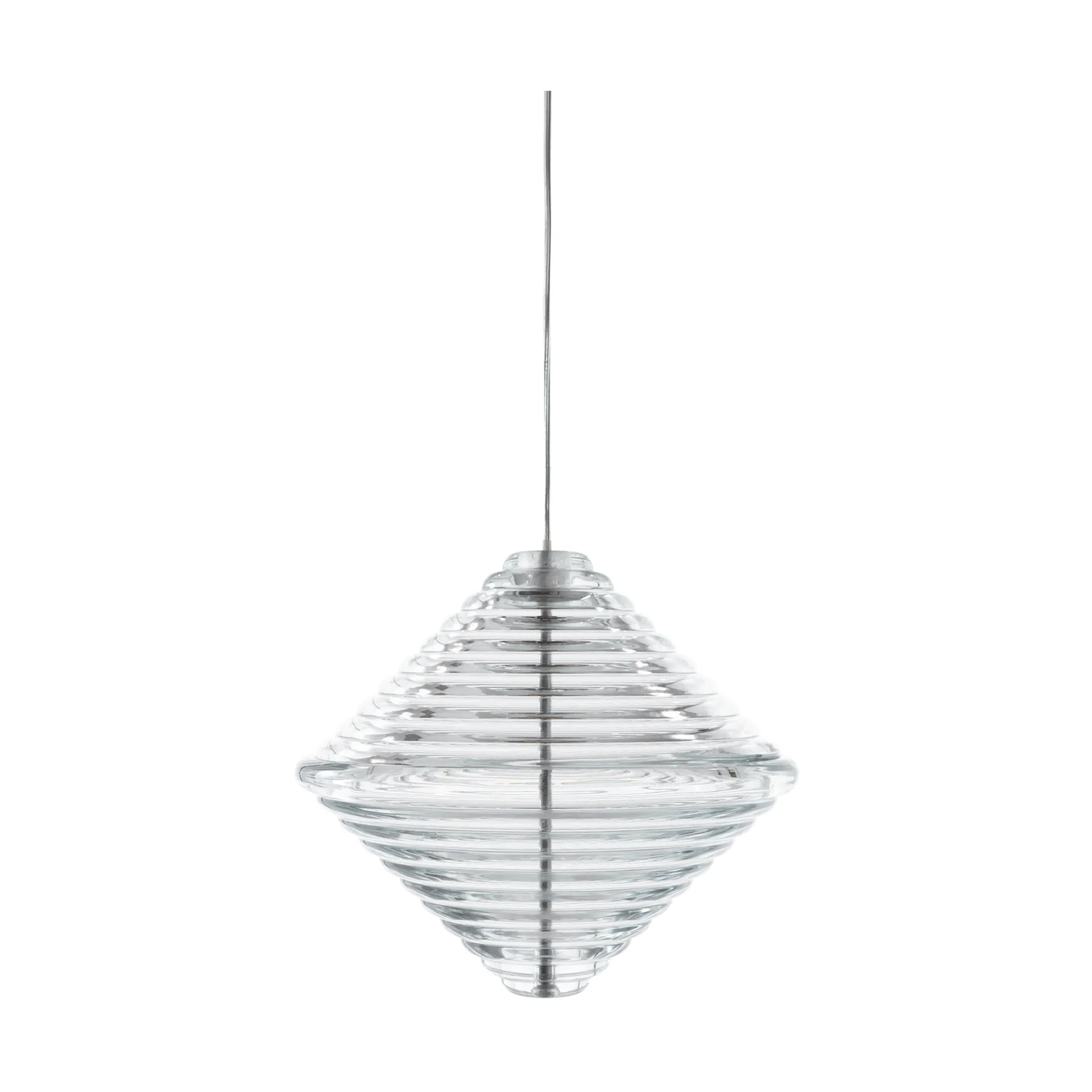 Press Cone Pendelleuchte LED 34 cm, Clear Tom Dixon
