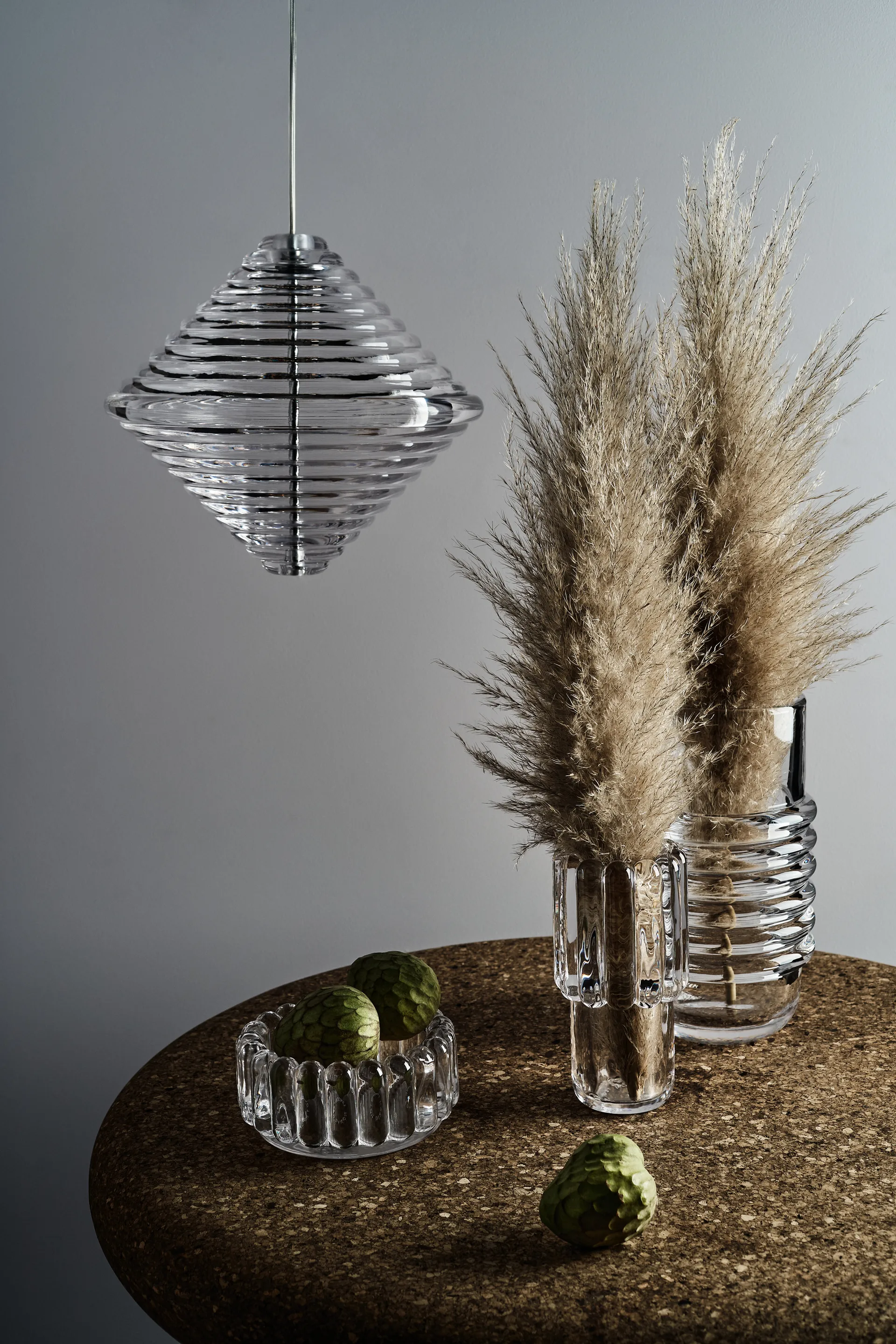 Press Cone Pendelleuchte LED 34 cm, Clear Tom Dixon