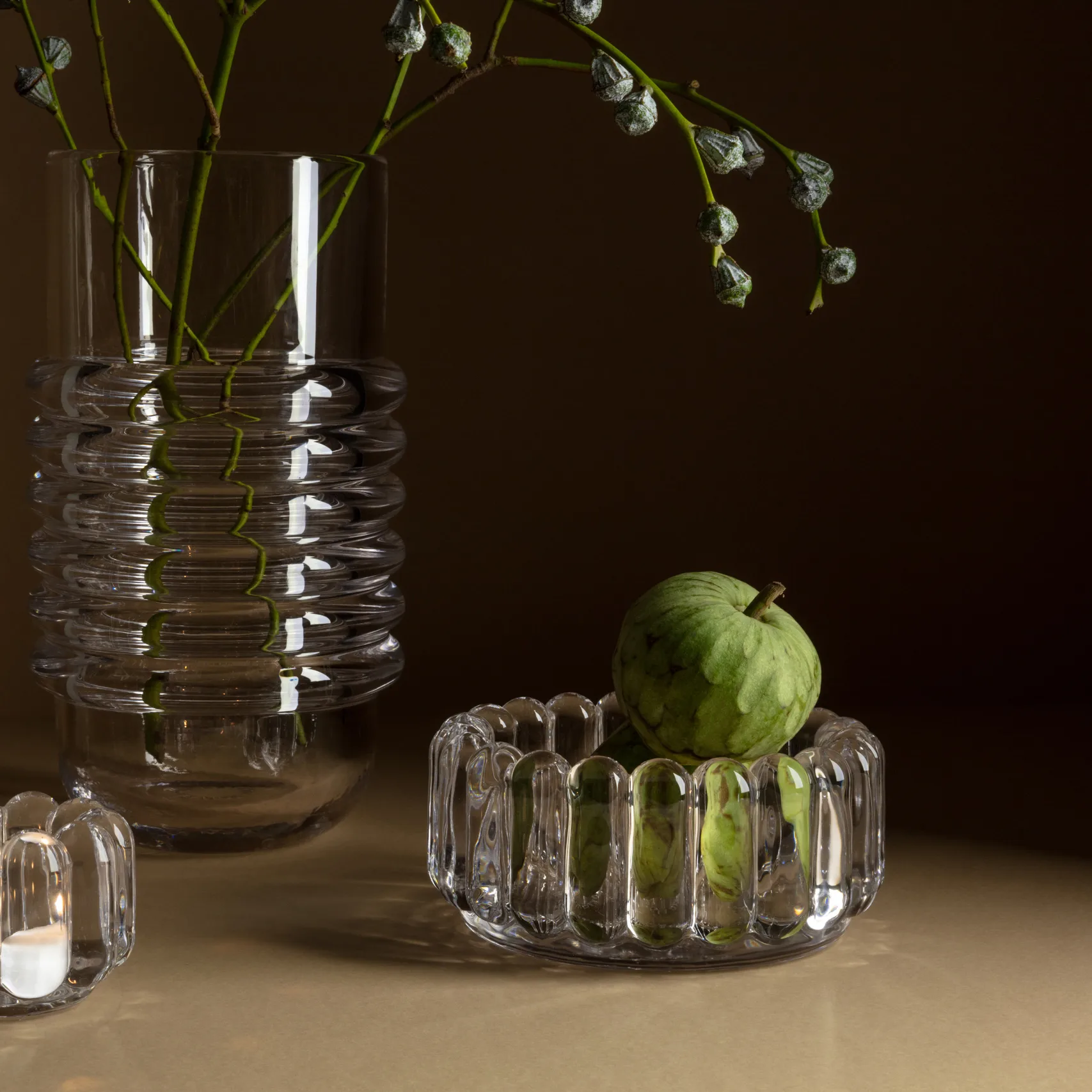 Press Schale klein, Klar Tom Dixon