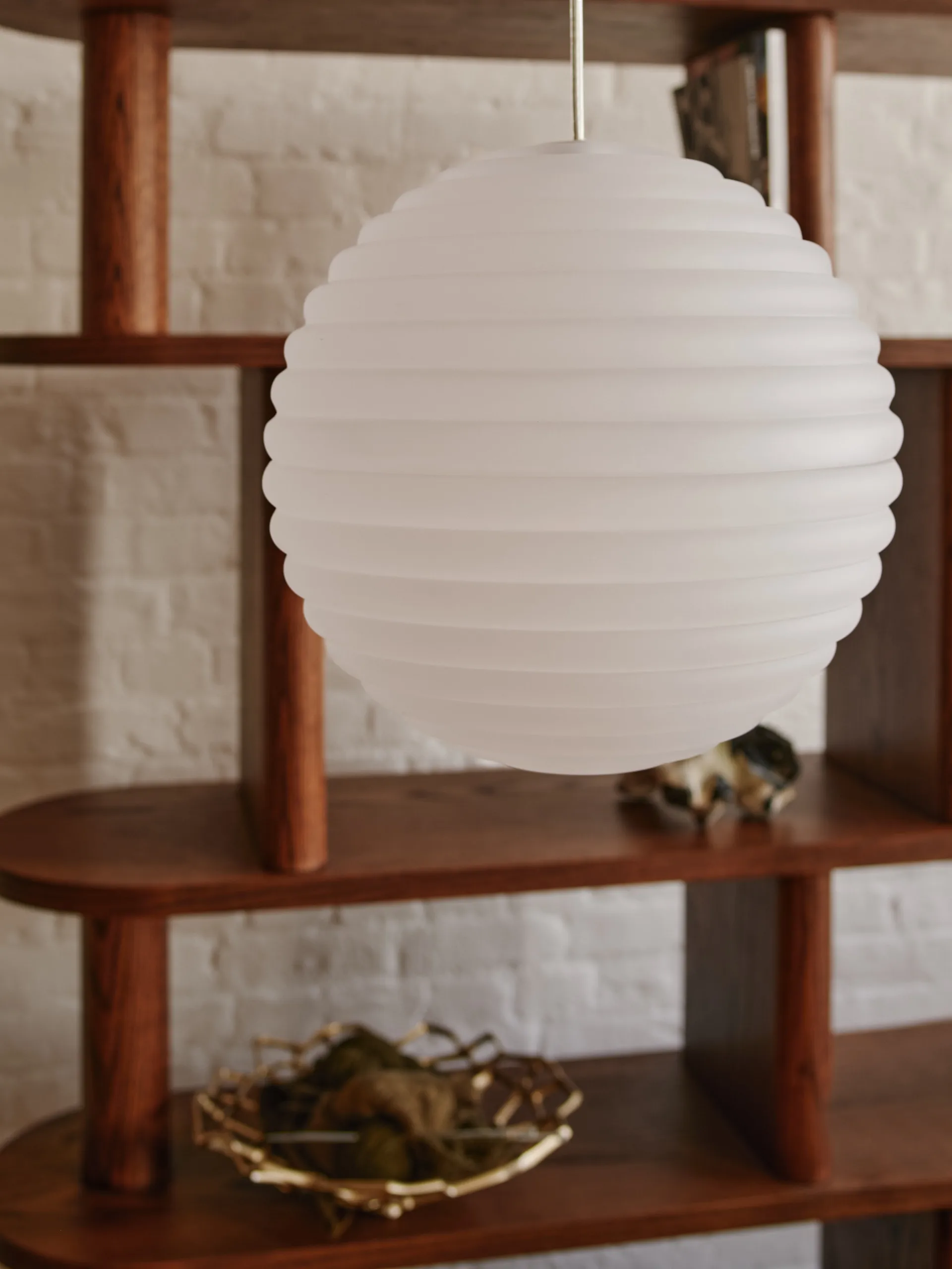 Press Sphere mini Pendelleuchte LED Ø14,5 cm, Frosted Tom Dixon