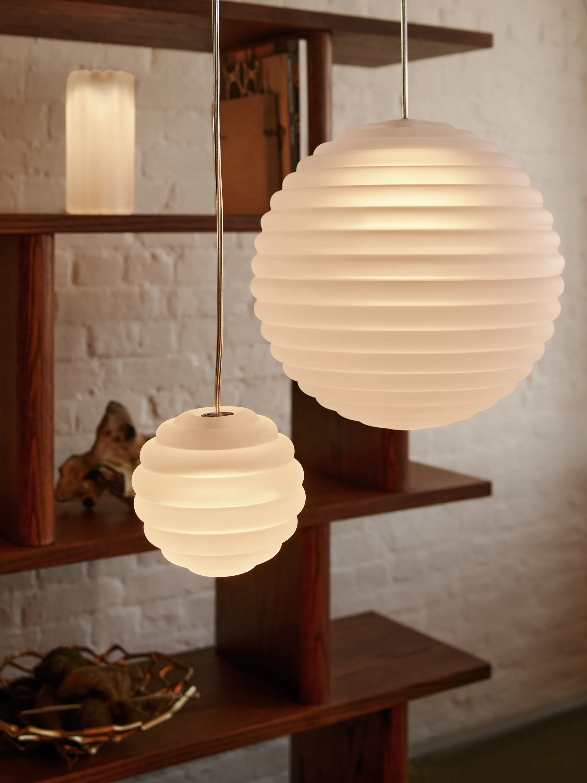 Press Sphere mini Pendelleuchte LED Ø14,5 cm, Frosted Tom Dixon