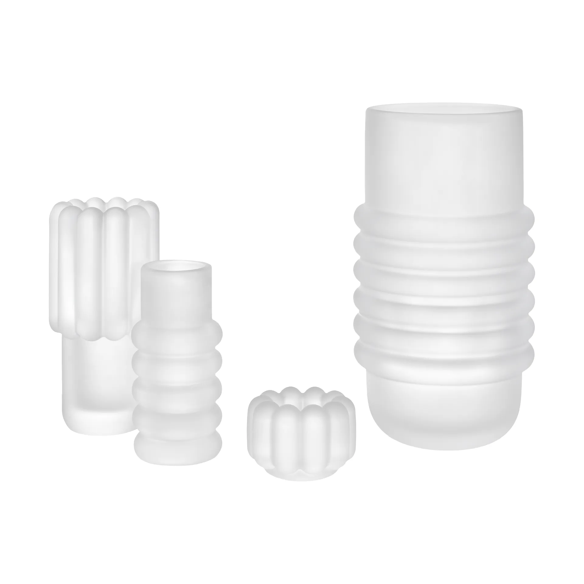 Press Stem Vase, Frosted Tom Dixon