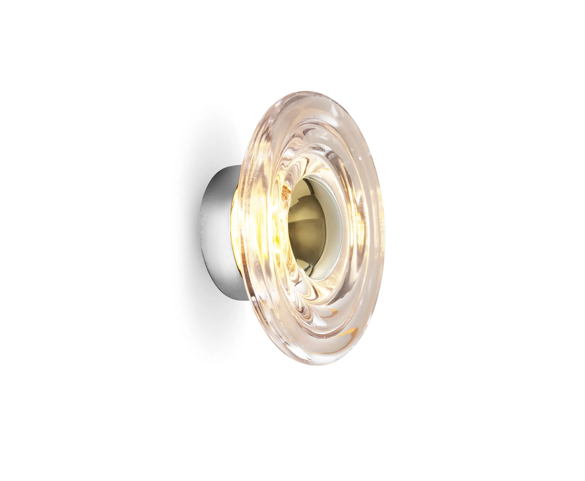 Press Surface Wandleuchte mini LED 21,5 cm, Clear Tom Dixon