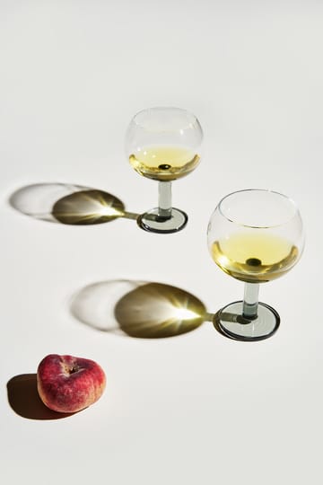 Puck Balloon Glas auf Fuß 45 cl 2er-Pack - Clear-smoke - Tom Dixon