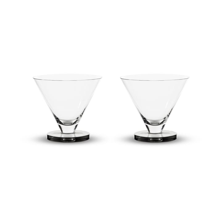 Puck Cocktailglas 26 cl 2er Pack - Clear - Tom Dixon