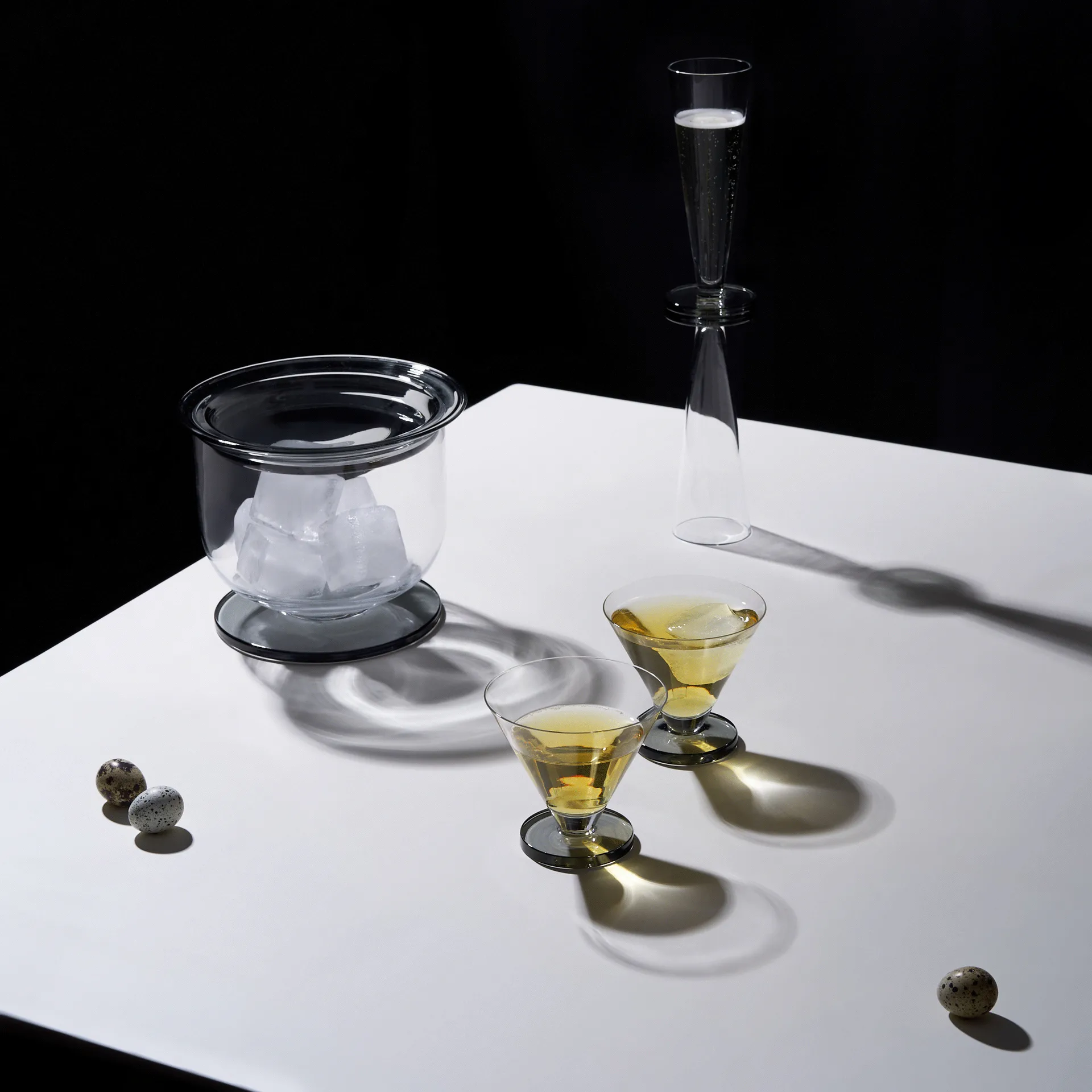 Puck Cocktailglas 26 cl 2er-Pack, Clear Tom Dixon