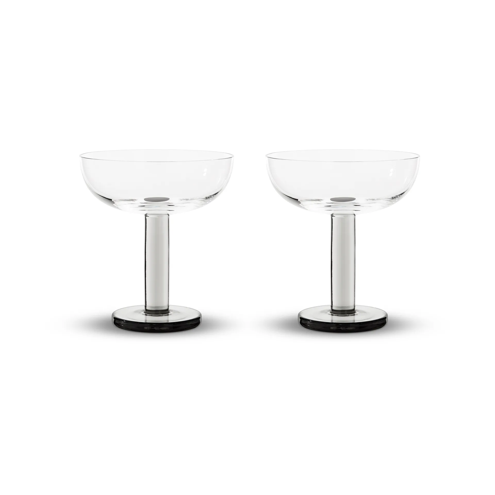 Puck Coupeglas 17,5 cl 2er-Pack, Clear Tom Dixon