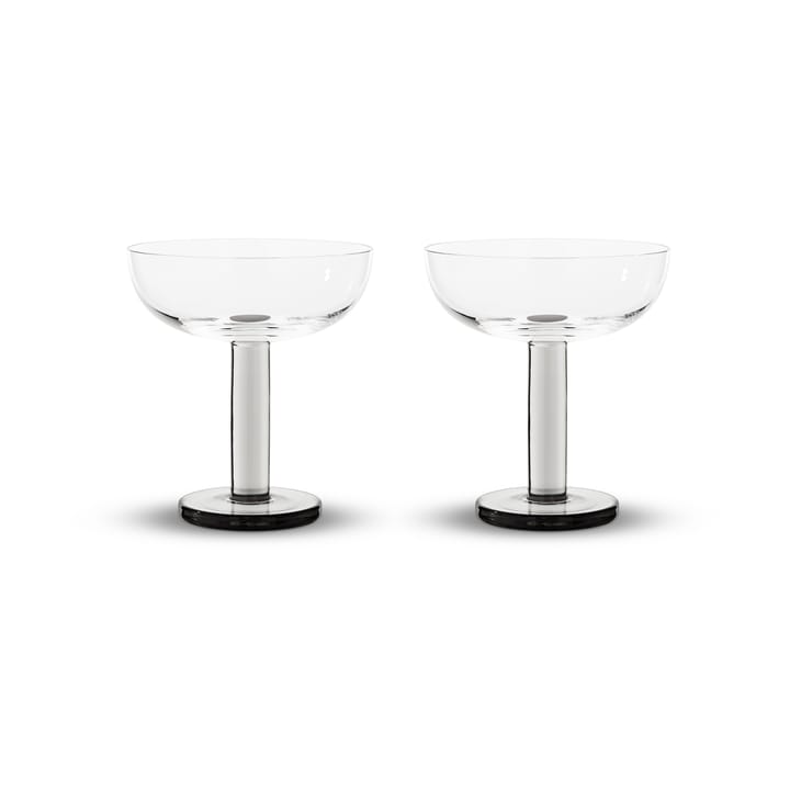 Puck Coupeglas 17,5 cl 2er Pack - Clear - Tom Dixon