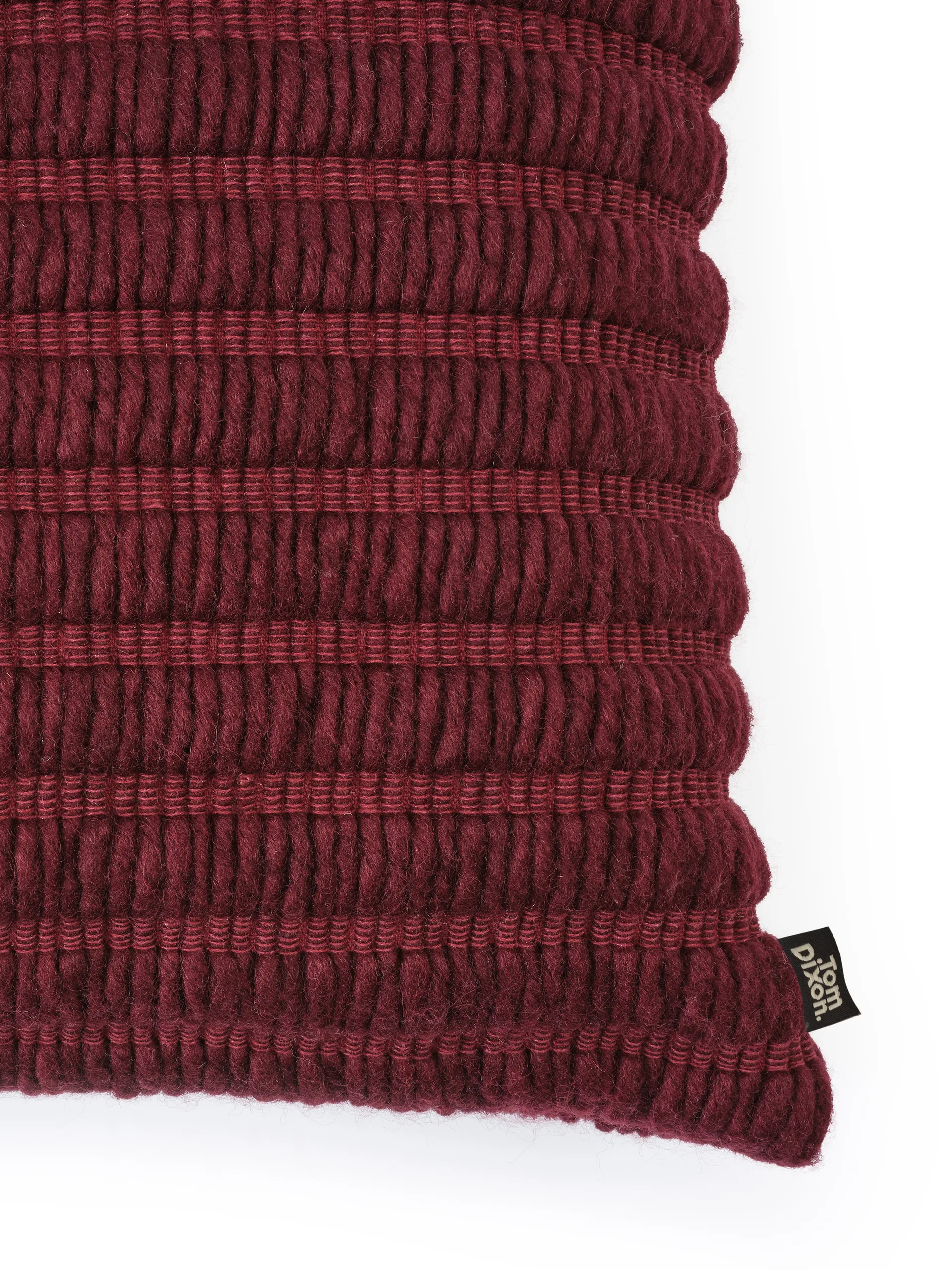 Ridge Kissen 45x45 cm, Burgundy Tom Dixon