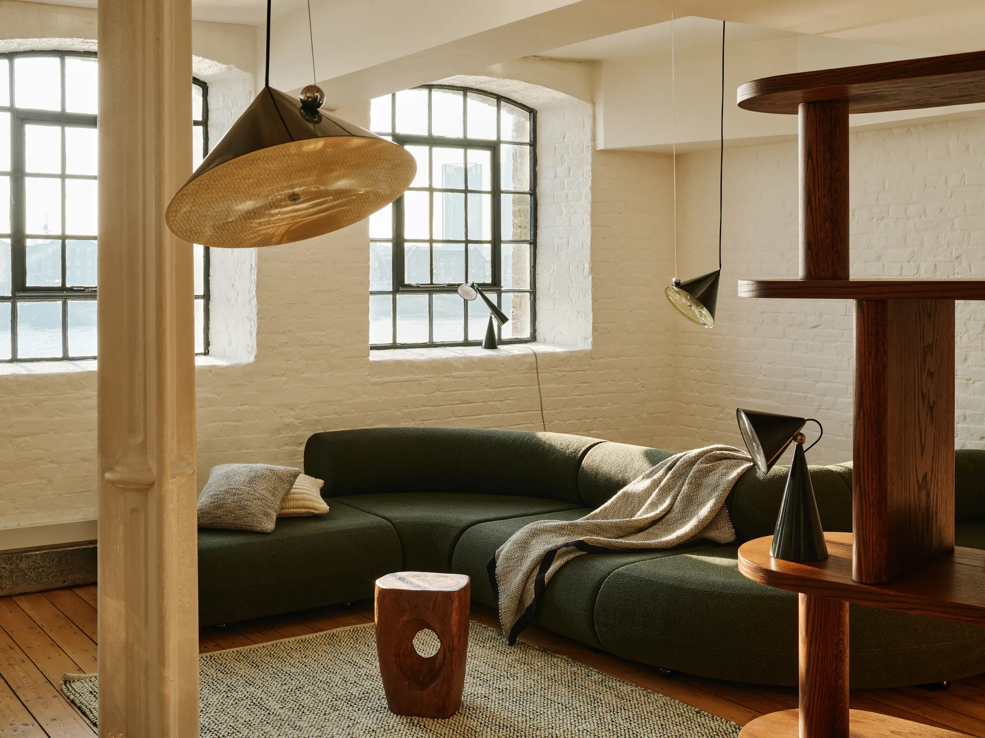 Ridge Kissen 45x45 cm, Natural Tom Dixon