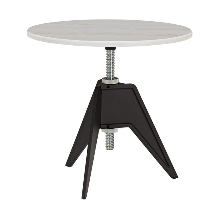 Schraube Beistelltisch Ø60 cm - White marble-cast iron - Tom Dixon