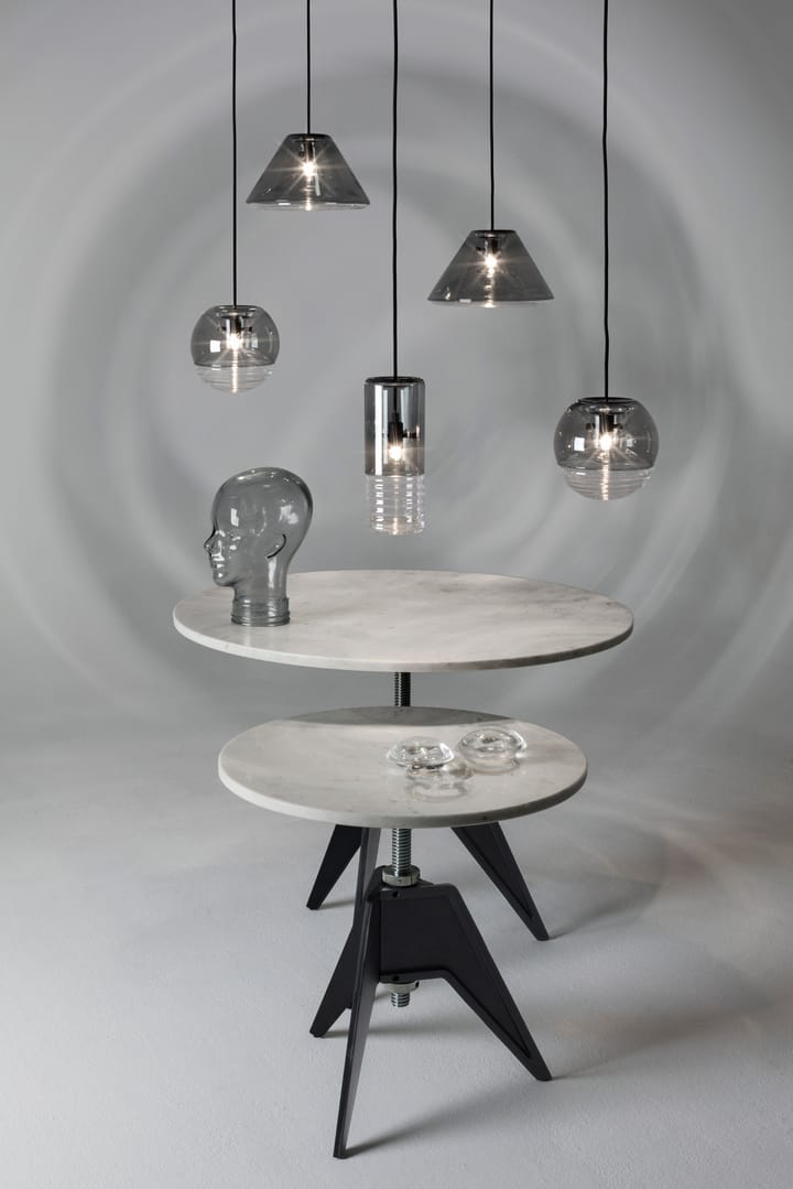 Schraube Beistelltisch Ø60 cm, White marble-cast iron Tom Dixon