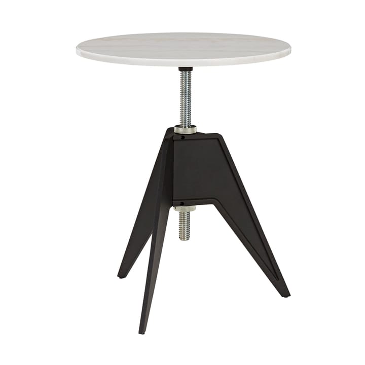 Screw Café-Tisch Ø60 cm - White marble-cast iron - Tom Dixon