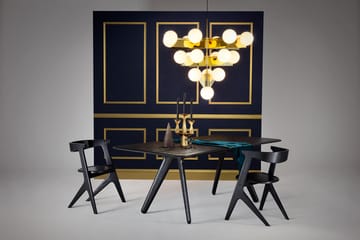 Slab Esstisch 96x200 cm - Black oak - Tom Dixon