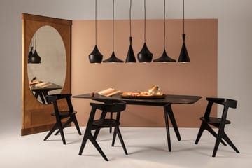 Slab Esstisch 96x200 cm - Black oak - Tom Dixon