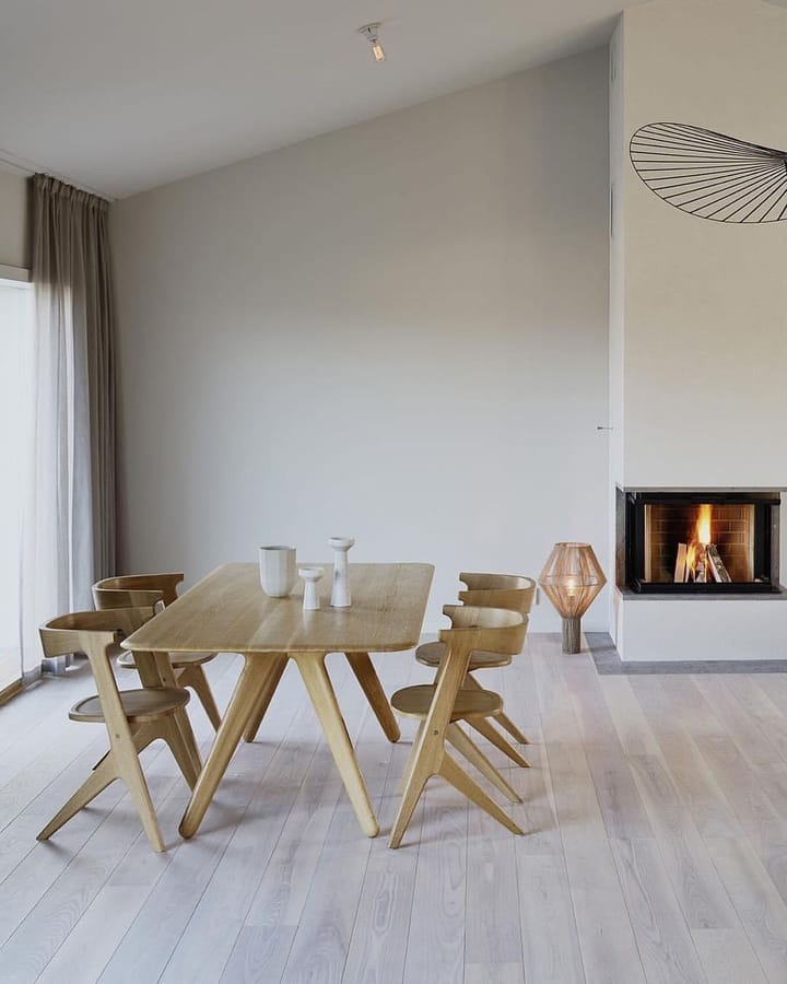 Slab Esstisch 96x200 cm, Natural oak Tom Dixon