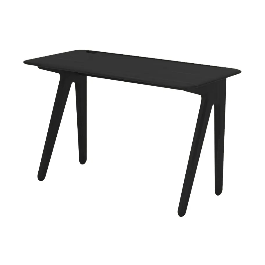 Slab Individual Schreibtisch 60x120 cm, Black oak Tom Dixon