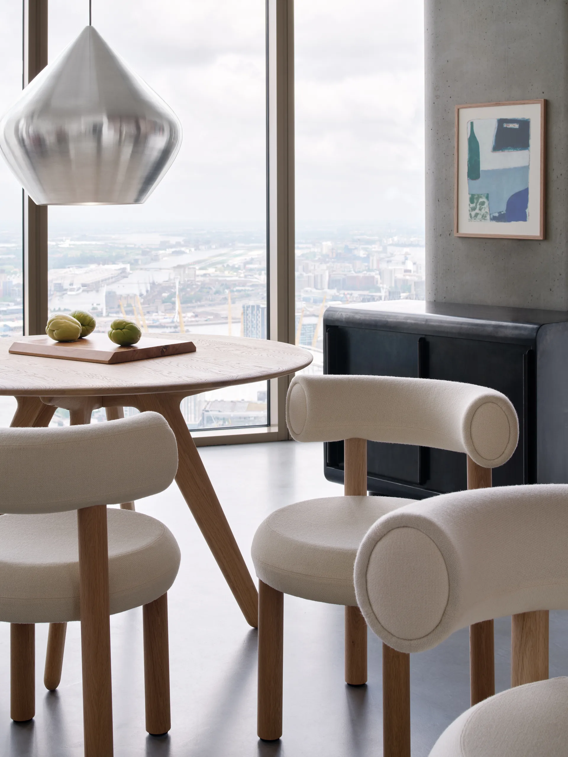 Slab runder Tisch large Ø120 cm, Natural Tom Dixon