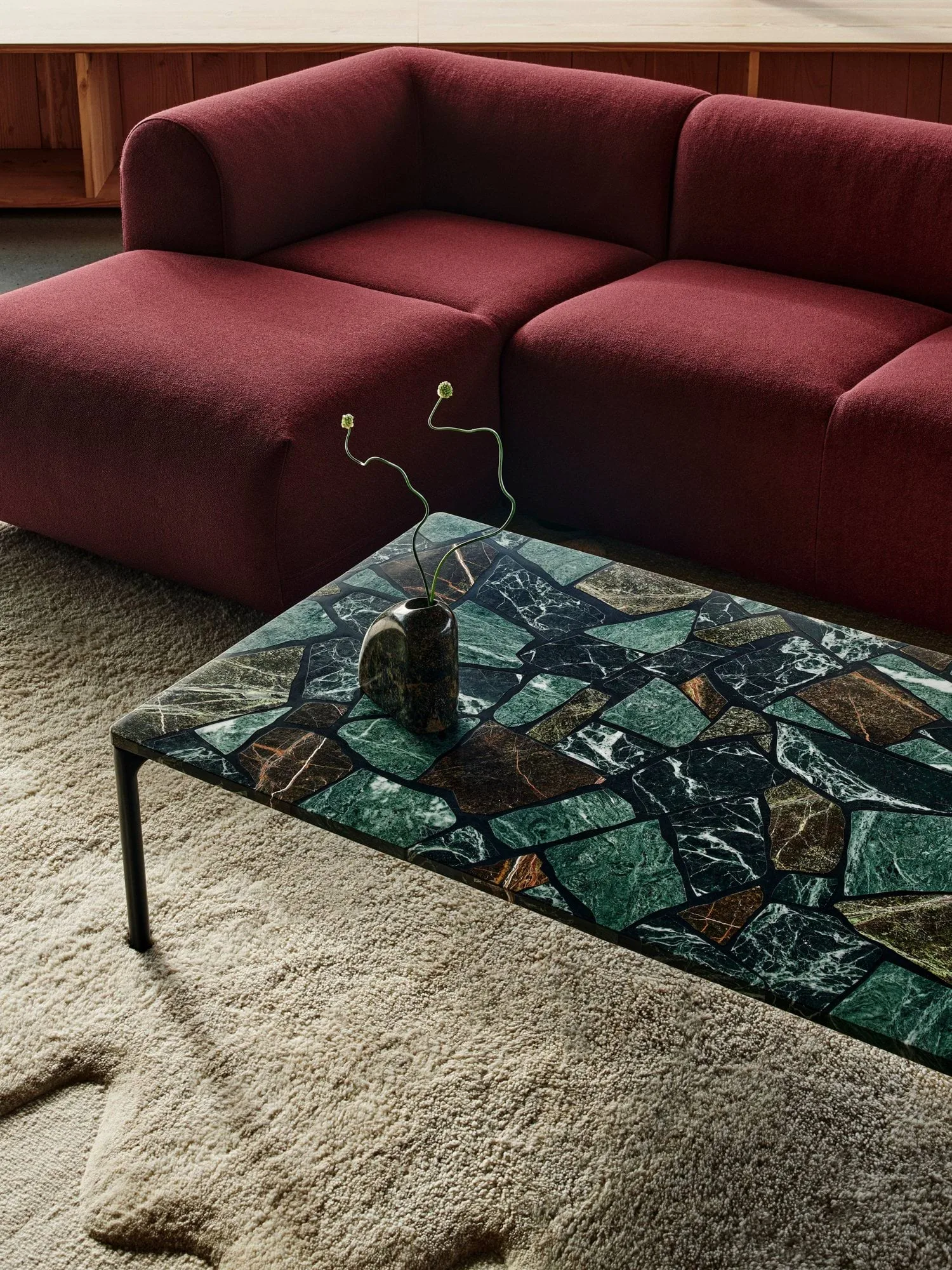 Smash Couchtisch, Grün, 120x75x34 cm Tom Dixon