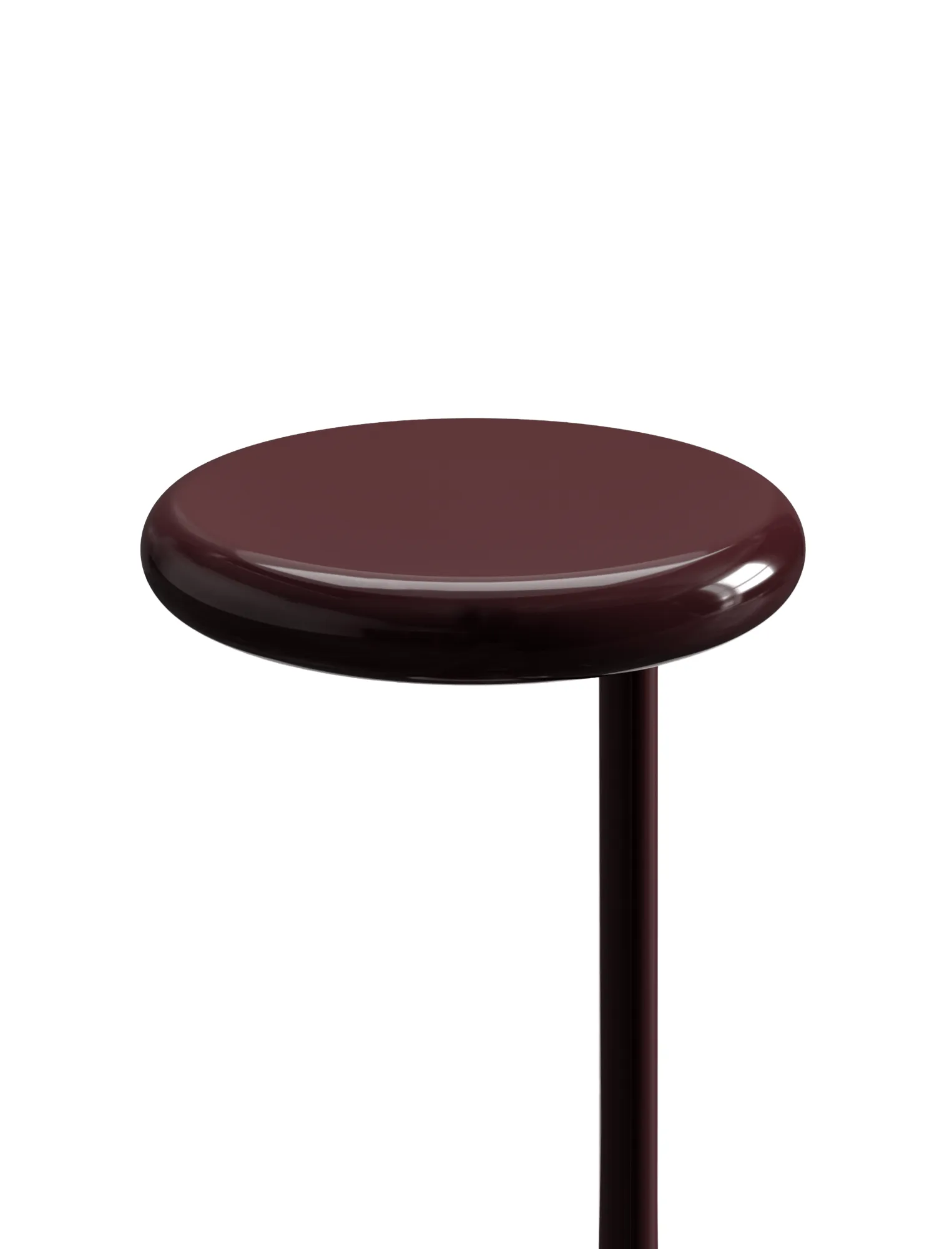 Spot Beistelltisch, Burgunderrot, Ø55x33 cm Tom Dixon