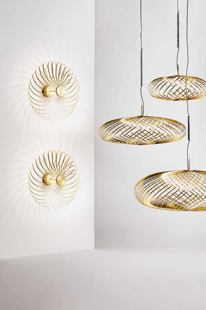 Spring Pendelleuchte LED brass, Medium Tom Dixon