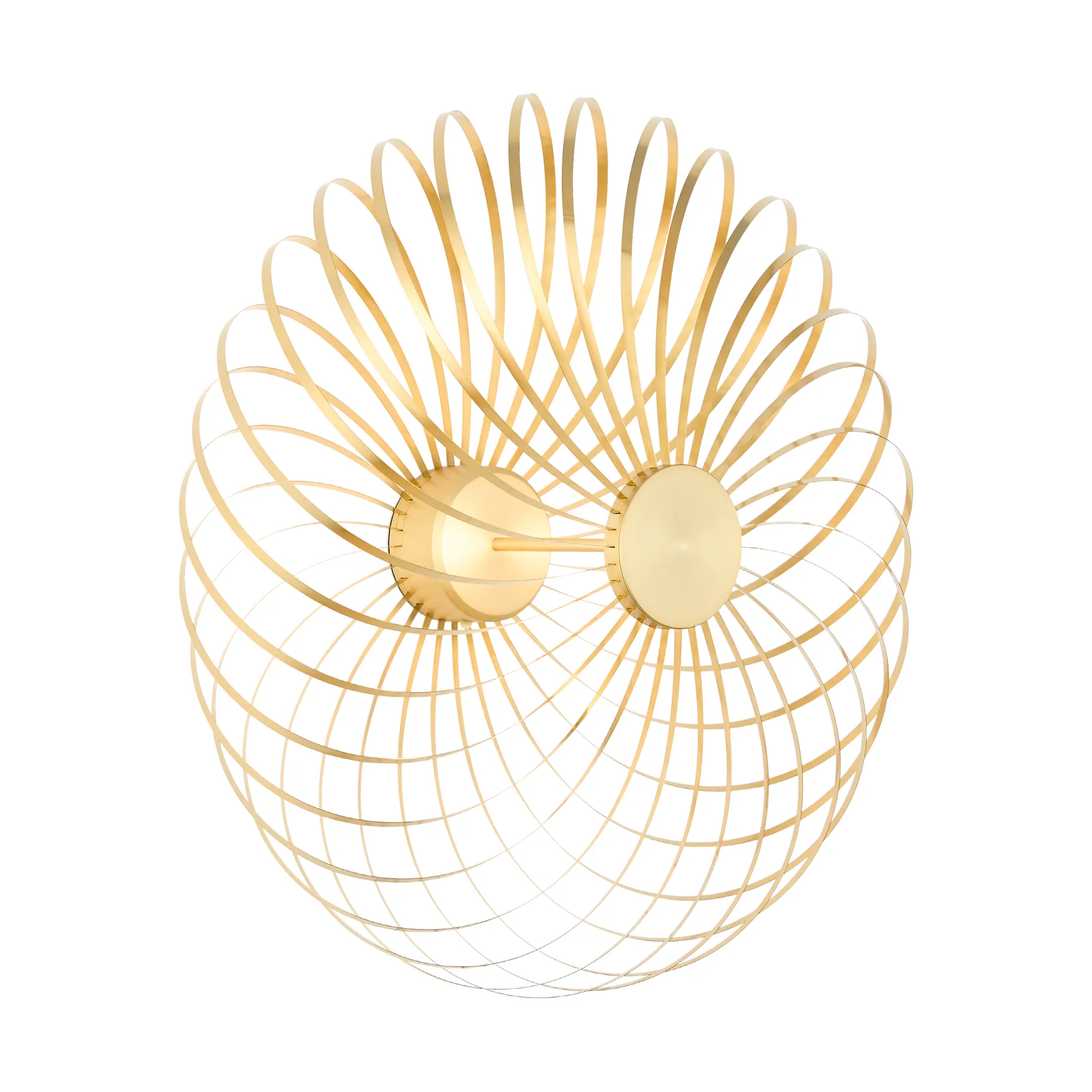 Spring Surface Wandleuchte 58 cm, Brass Tom Dixon
