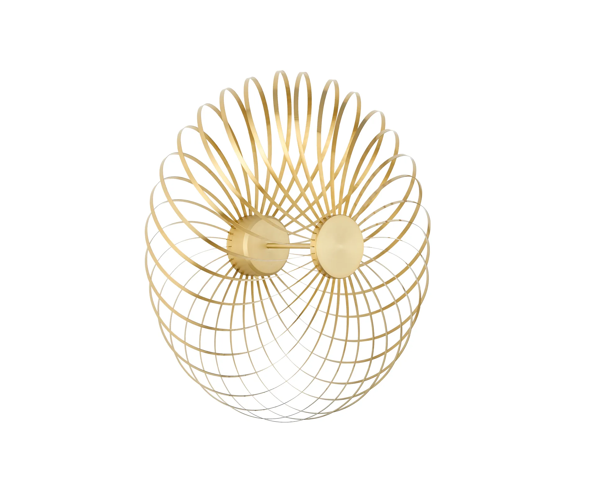 Spring Surface Wandleuchte 58 cm, Brass Tom Dixon