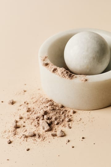 Stone Gewürzmühle Ø12 cm - White marble - Tom Dixon