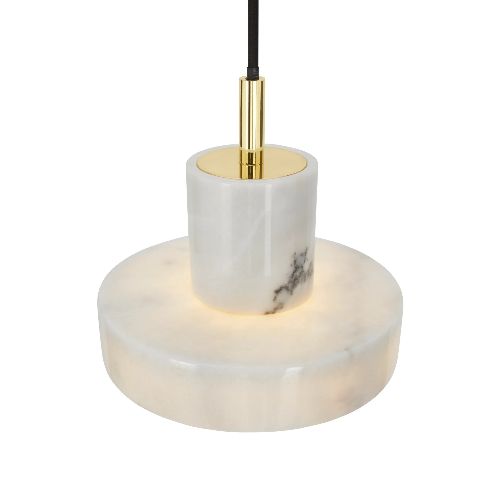 Stone Pendelleuchte, Weiß Marmor Tom Dixon