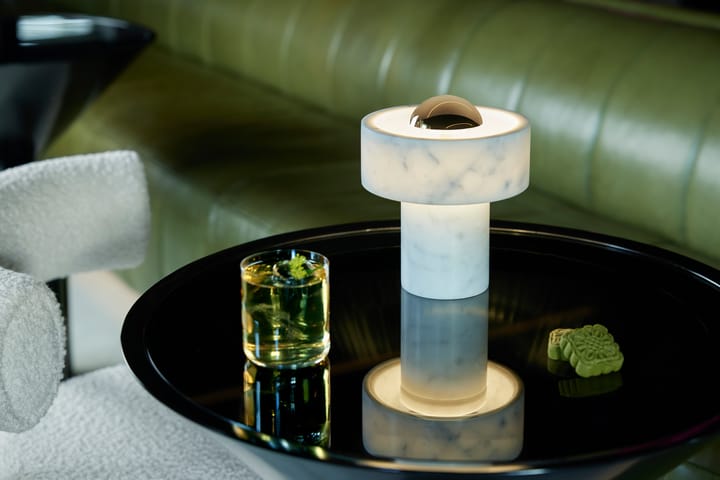 Stone Portable LED Tischleuchte 19cm - Marmor - Tom Dixon