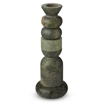 Stone Stacking Kerzenhalter groß - Grün - Tom Dixon