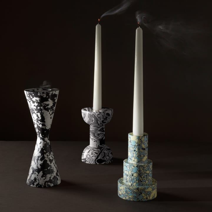 Swirl Cone Kerzenhalter - Schwarz-weiß - Tom Dixon