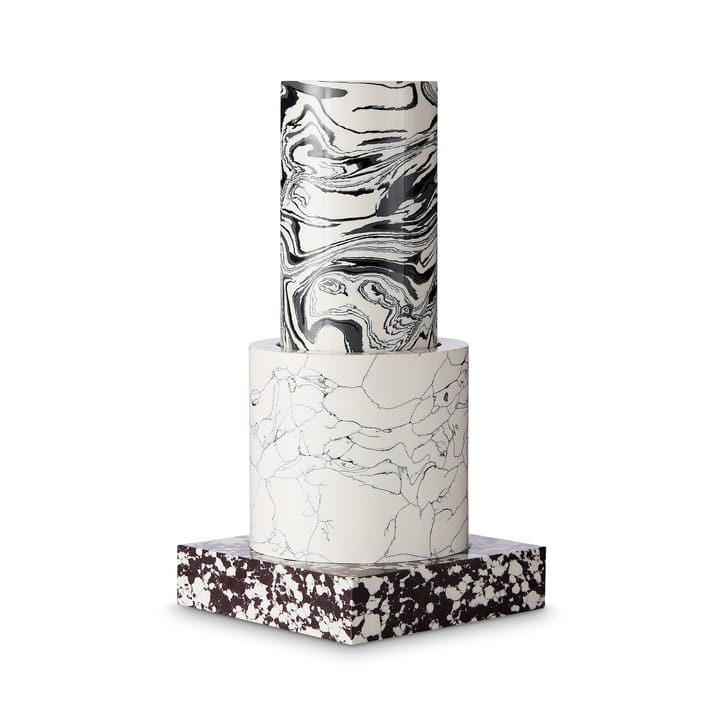 Swirl Small Vase 26cm - Schwarz-weiß - Tom Dixon
