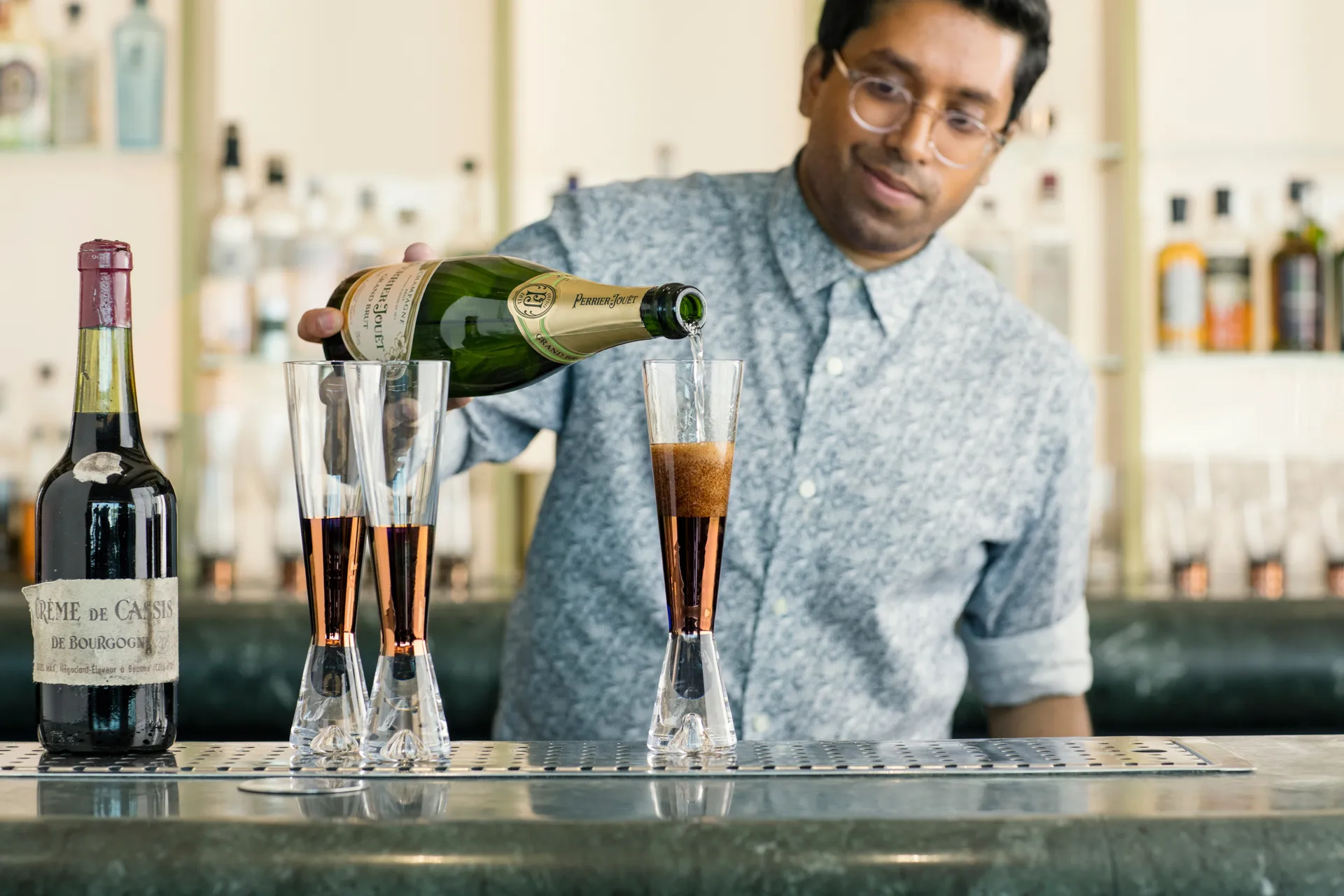 Tank Champagnerglas 2er-Pack, Kupfer Tom Dixon